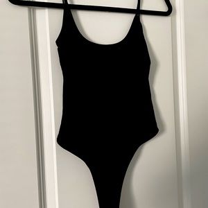 Backless one piece top bodysuit